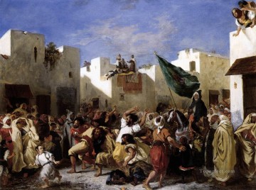 Los fanáticos de Tánger El romántico Eugene Delacroix Pinturas al óleo